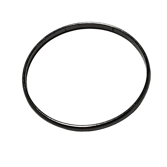 Retro 80s Black Metal Bangle Bracelet Gothic Punk Fashion Jewelry Women - Picture 3 of 4